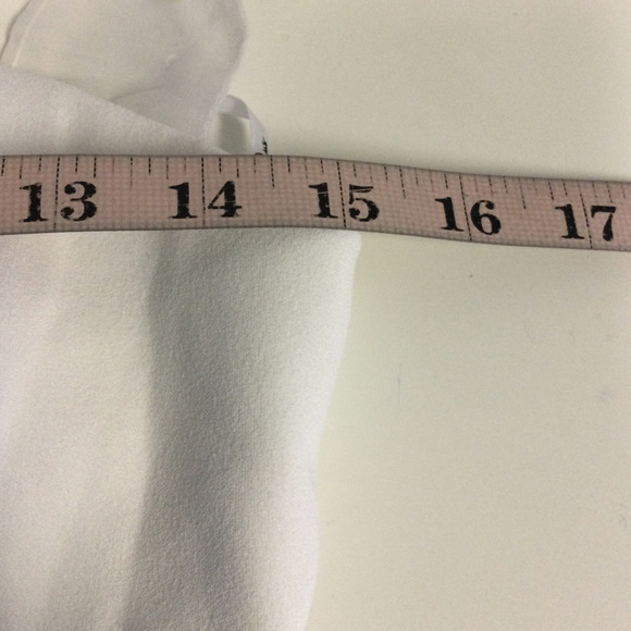 LULU'S SZ S Beaming Perfection White Pearl Organza Tie-Strap Mini Dress NWT B58 - Picture 5 of 8